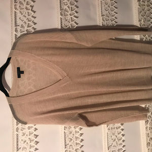 J. Crew Mesh V-Neck Sweater